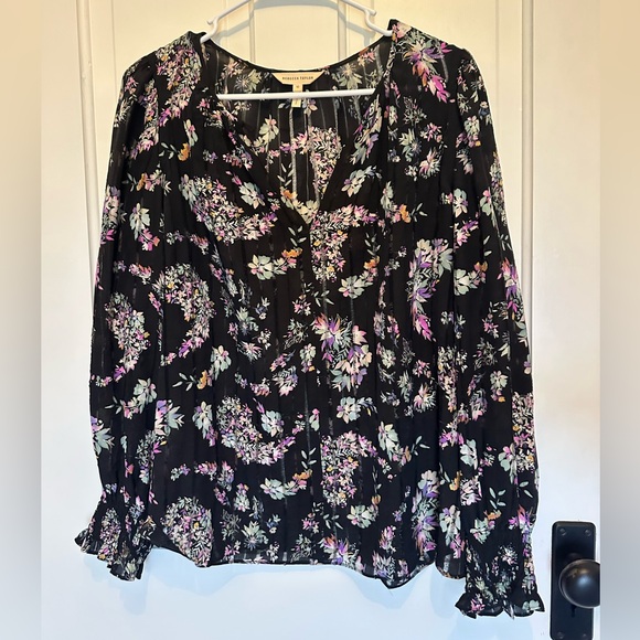 Rebecca Taylor Floral Long Sleeve - Picture 1 of 3